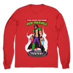 Rich Maxwell  Unisex Long Sleeve Red