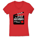Rich Maxwell  Women's V-Neck Red
