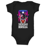 Rico De La Vega  Infant Onesie Black