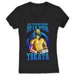 Rico De La Vega  Women's V-Neck Black