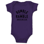 Rumble Ramble  Infant Onesie Purple
