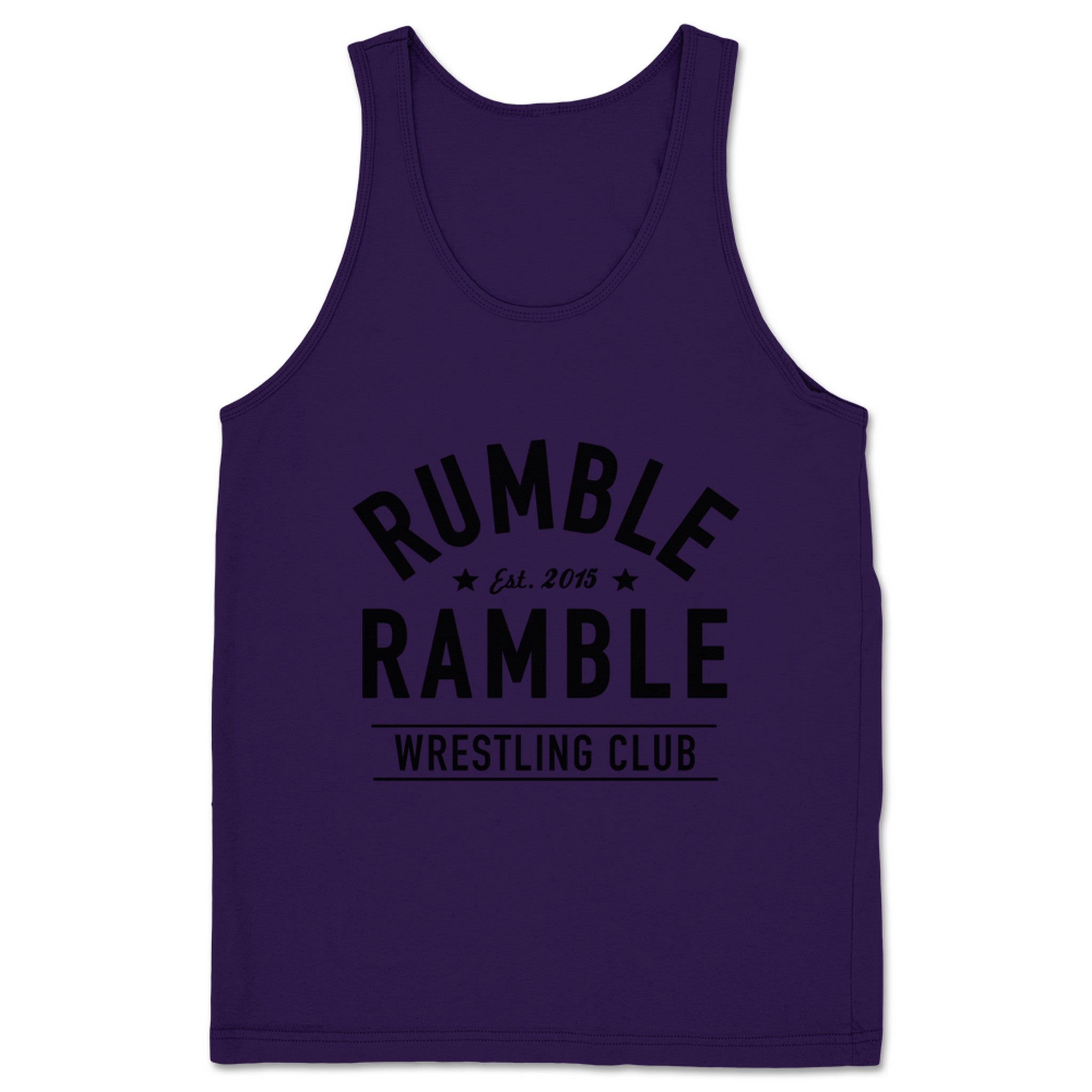 Rumble Ramble Throwback Vintage Unisex Tank Purple