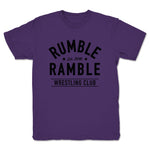 Rumble Ramble  Youth Tee Purple