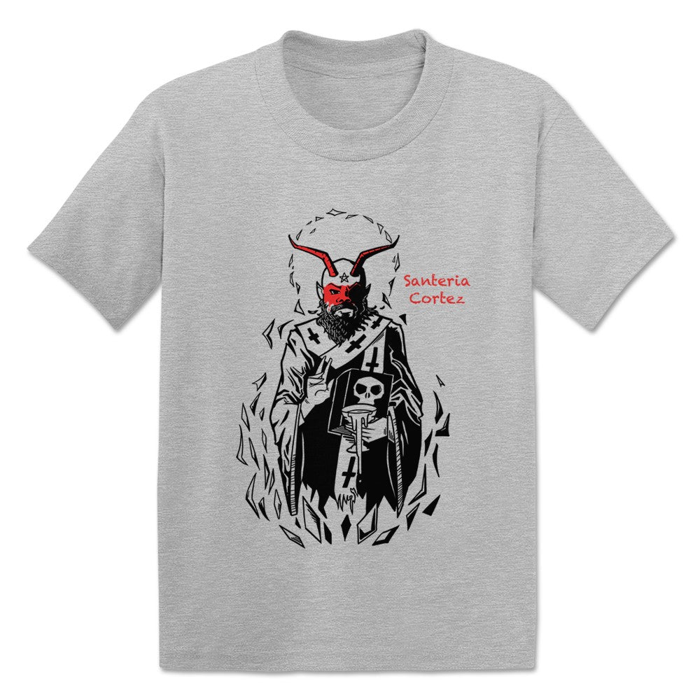 Santeria Cortez Santeria Cortez Portrait Toddler Tee Heather Grey