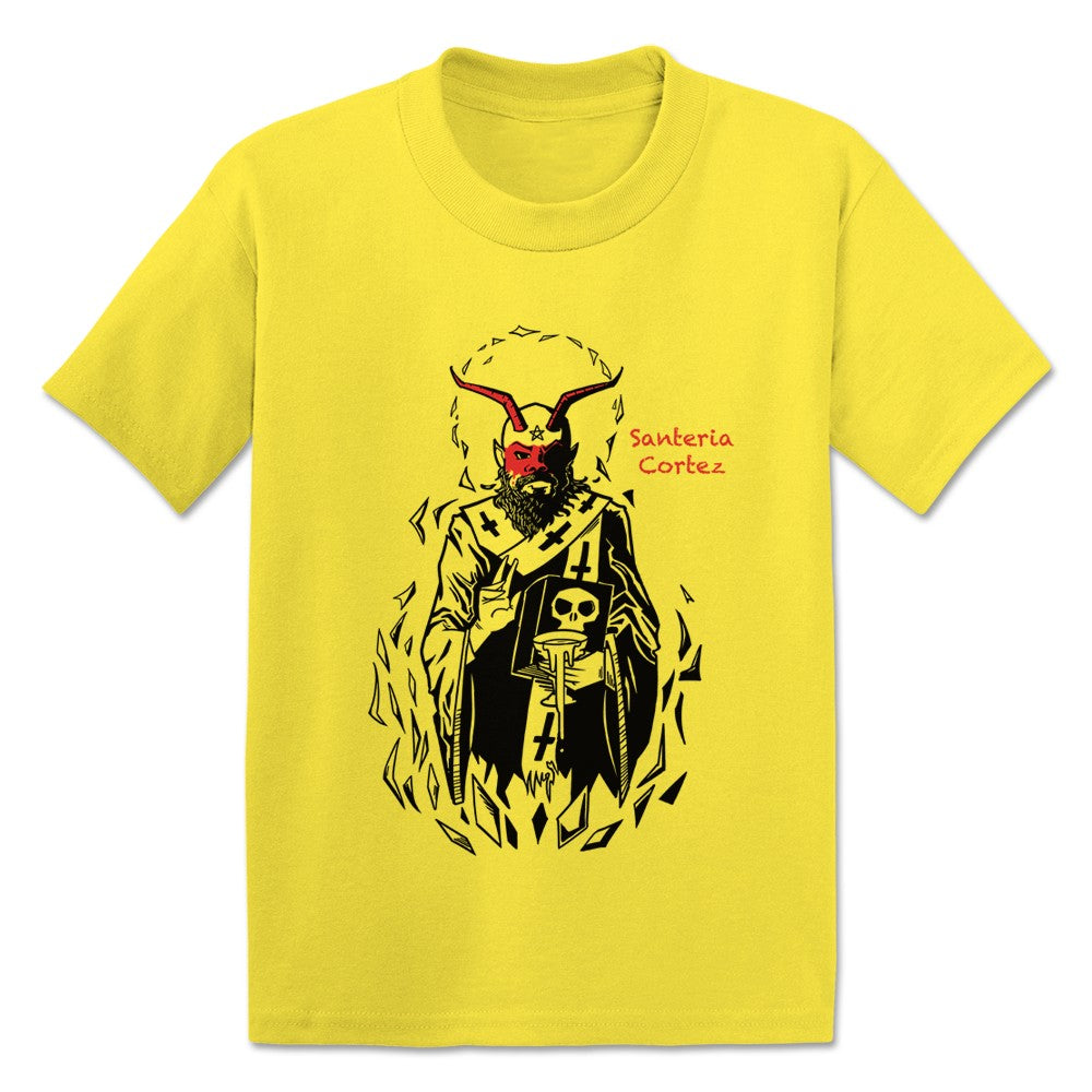Santeria Cortez Santeria Cortez Portrait Toddler Tee Yellow