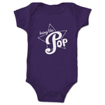Shoulders Up  Infant Onesie Purple