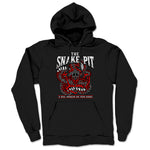 Snake Pit  Midweight Pullover Hoodie Black (w/ Red Print)