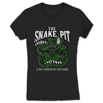 Snake Pit  Women's Tee Black (w/ Green Print)