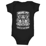 Snake Pit  Infant Onesie Black