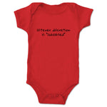 Southern Fried True Crime  Infant Onesie Red