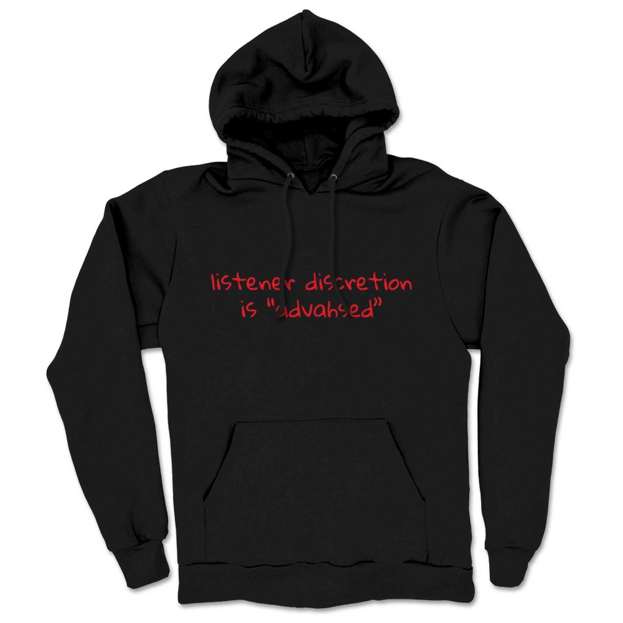 Southern Fried True Crime Listener Discretion Is Advahsed Midweight Pullover Hoodie Black