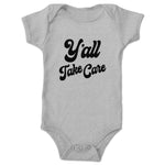 Southern Fried True Crime  Infant Onesie Heather Grey