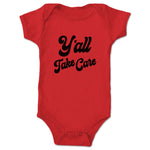 Southern Fried True Crime  Infant Onesie Red