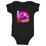 Space Unicorn  Infant Onesie Black