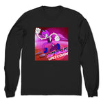 Space Unicorn  Unisex Long Sleeve Black