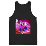 Space Unicorn  Unisex Tank Black