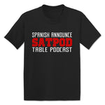Spanish Announce Table Podcast  Toddler Tee Black