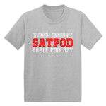 Spanish Announce Table Podcast  Toddler Tee Heather Grey