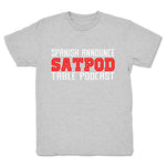 Spanish Announce Table Podcast  Youth Tee Heather Grey