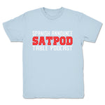 Spanish Announce Table Podcast  Youth Tee Light Blue