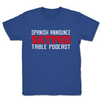 Spanish Announce Table Podcast  Youth Tee Royal Blue