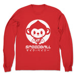 Speedball Mike Bailey  Unisex Long Sleeve Red
