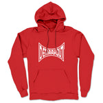 Steve De Marco  Midweight Pullover Hoodie Red