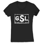 Steve De Marco  Women's V-Neck Black