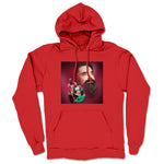Steve De Marco  Midweight Pullover Hoodie Red