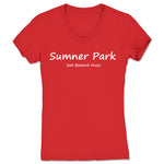 Sumner Park  Women's V-Neck Red