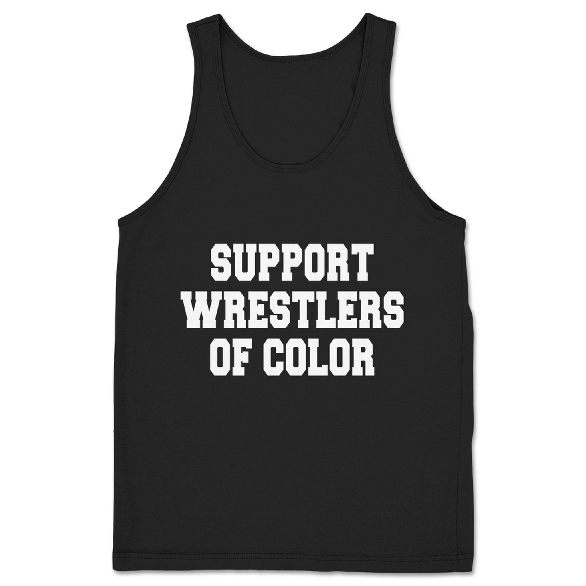 Superkick Foundation Support Wrestlers of Color Unisex Tank Black
