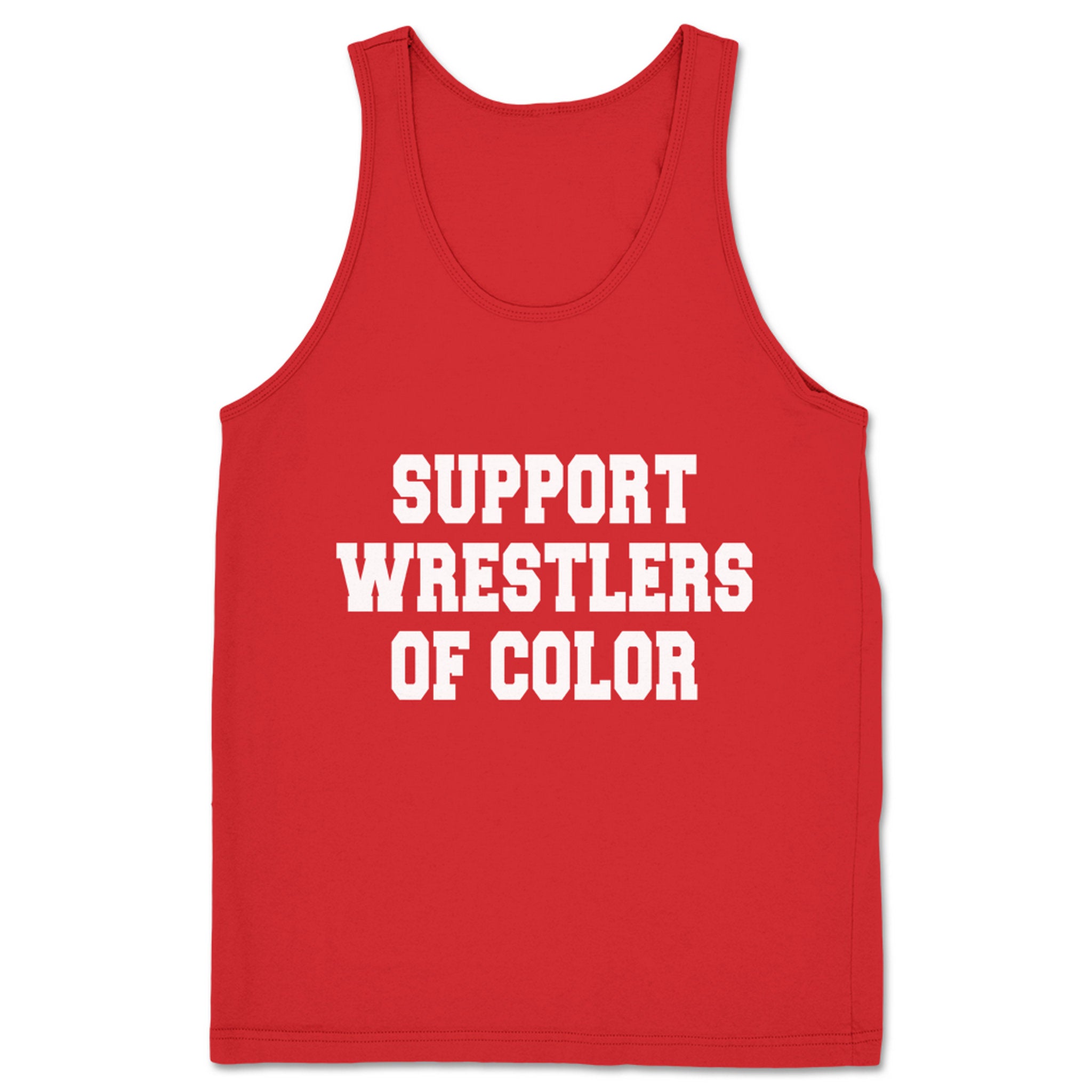 Superkick Foundation Support Wrestlers of Color Unisex Tank Red