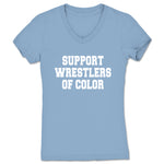 Superkick Foundation  Women's V-Neck Baby Blue