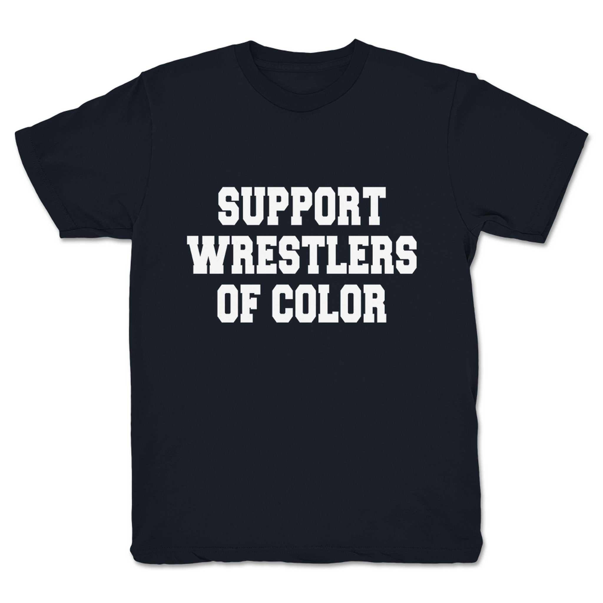 Superkick Foundation Support Wrestlers of Color Youth Tee Navy