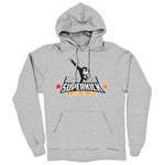 Superkick Wrestling Podcast  Midweight Pullover Hoodie Heather Grey