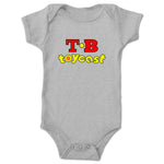 TB Toycast  Infant Onesie Heather Grey