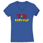 TB Toycast  Women's V-Neck Royal Blue