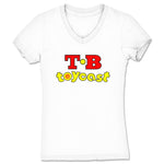 TB Toycast  Women's V-Neck White