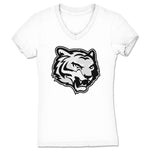 TIGER DRIVER 9X  Women's V-Neck White