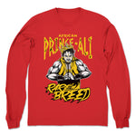 The African Prince ALI  Unisex Long Sleeve Red