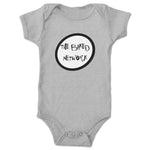 The Baked Network  Infant Onesie Heather Grey