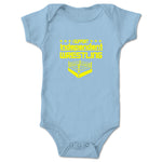 The Bald Monkeys  Infant Onesie Light Blue