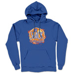 The Bald Monkeys  Midweight Pullover Hoodie Royal Blue