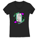 The Degenerates  Women's V-Neck Black