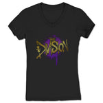 The Division LLC  Women's V-Neck Black