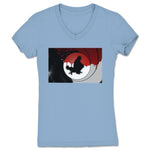 The Fresh Mint  Women's V-Neck Baby Blue