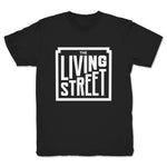 The Living Street  Youth Tee Black
