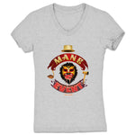 The Mane Event  Women's V-Neck Heather Grey