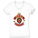 The Mane Event  Women's V-Neck White