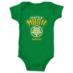 The Mosh Network  Infant Onesie Kelly Green